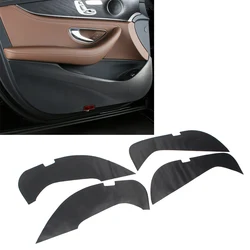 4Pcs/Set Car Door Anti Kick Pad Protection Cover For Mercedes Benz E Class W213 E200 E260 E300 2016 2017 2018