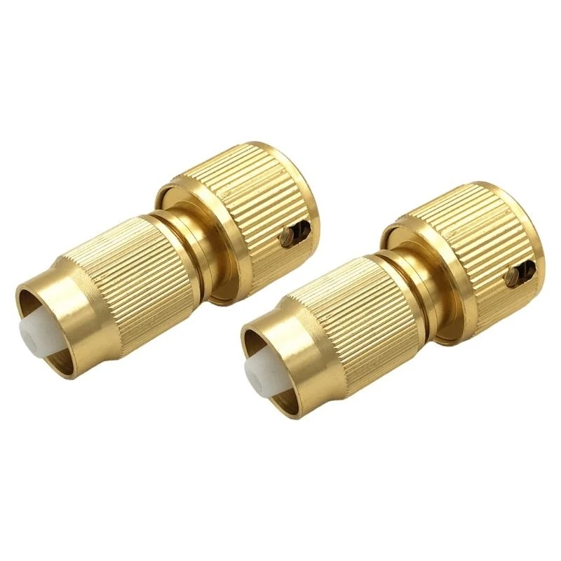 

652F 2Pcs Garden Expandable Hose Repair Water Hose Repair for Garden Hose Replacement Aluminium Hose Connectors Pipe Adapter