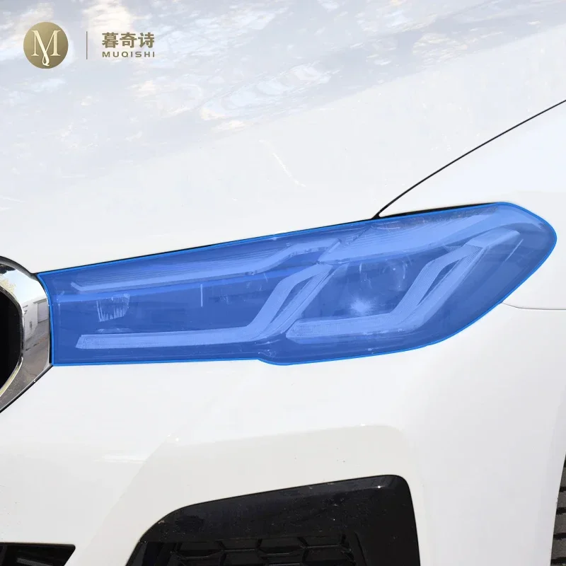 

For BMW Series 5 G30 G31 2021-2023 Car Exterior PPF transparent Paint protective film TPU Anti scratch Headlamps protective film