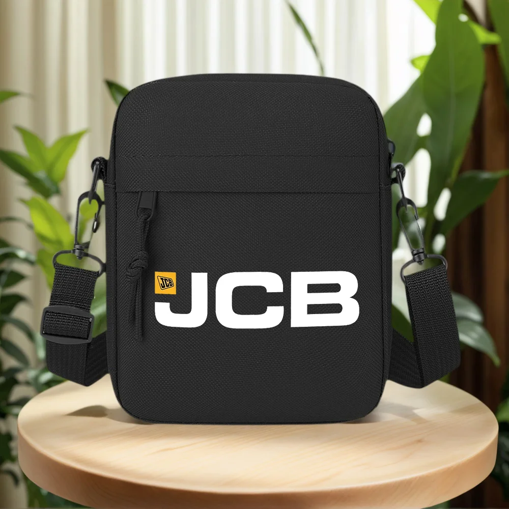 JCB company with bright design Men Crossbody Bag Single Shoulder Women Cartoon Anime Film Printing Design Unisex