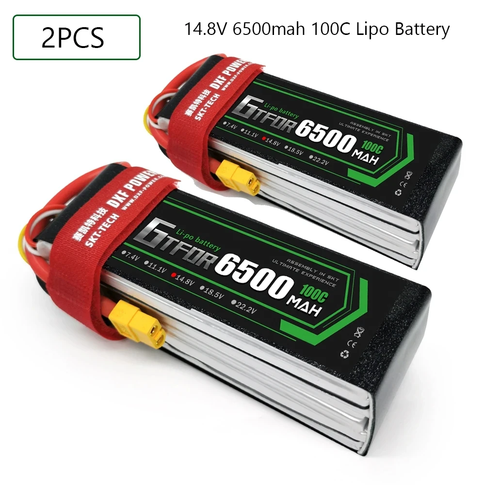 

GTFDR Lipo 4S 14.8V 6500mah 100C Battery 2S 3S 7.4V 11.1V 15.2V 9200mah 5200mah 6750mah 7000mah 8000mah 8400mah for RC Car Parts