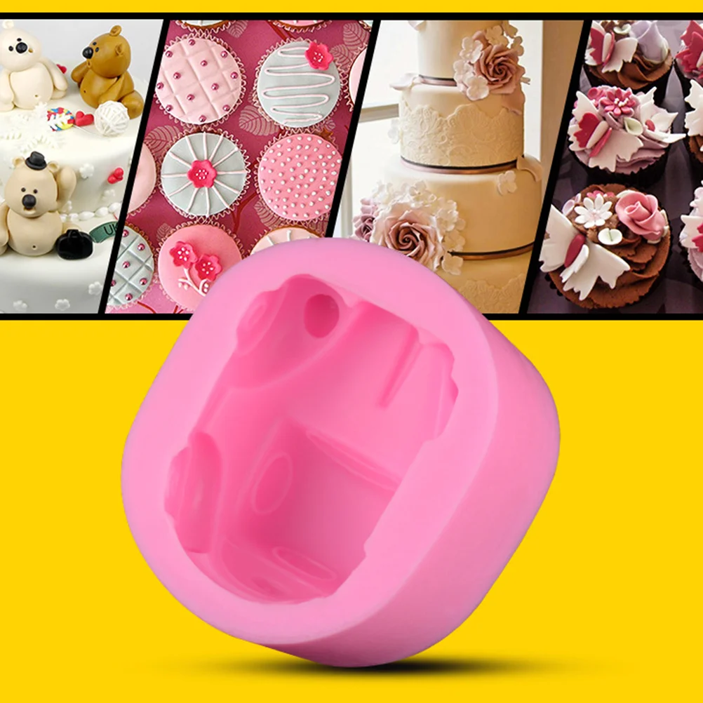 Car Shaped Silicone Mold DIY Soap Cake Fondant Mousse Pudding Jelly Chocolate Mould Tray 3D silicone molds