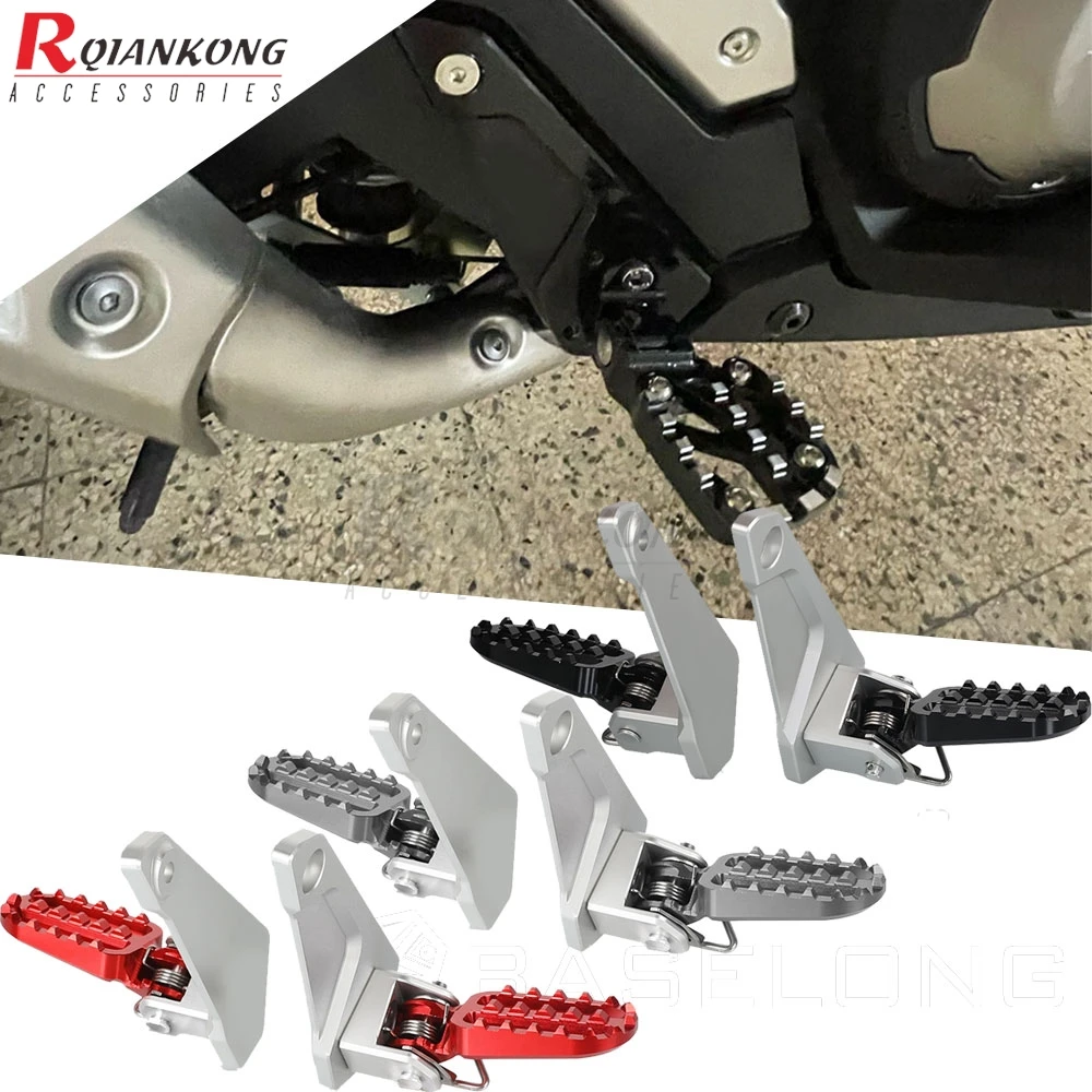 

Motorcycle Folding Rear Foot Pegs For HONDA X-ADV XADV 750 XADV750 2021 2022 2023 2024 2025 Passenger Foot Rest Pedal Footpegs