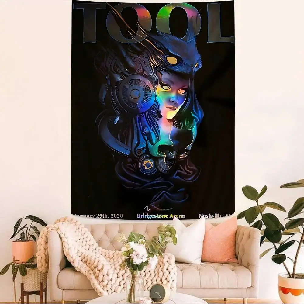 Singer T-Tool Band Hippie Wall Hanging Tapestries Art Science Fiction Room Home Decor Kawaii Room Decor