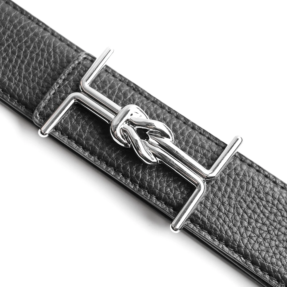 Luxus Marke Designer Pin Schnalle Gürtel Männer Hohe Qualität Frauen Echtes Echtes Leder Kleid Strap für Jeans Bund Western Goth – Detail 5