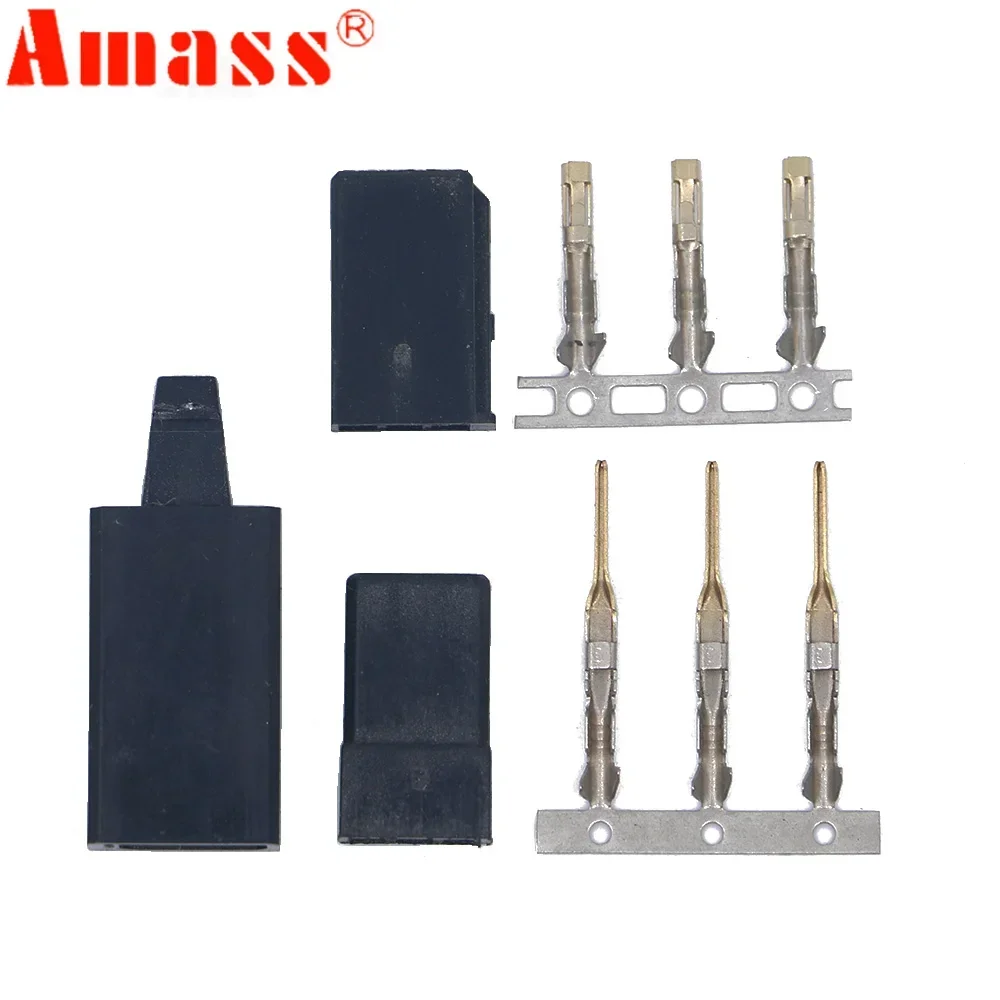 100pair Amass Male/ Female Connector Servo Plug for RC Multirotor Quadcopter Helicopter Airplane Car Futaba Plug