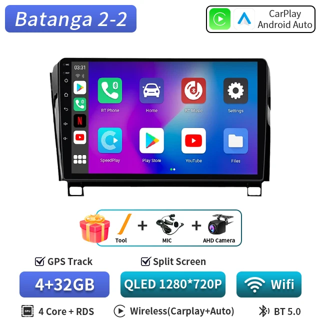 Android 16 Autoradio Multimedia Video Player Navigatie Stereo GPS Audio voor Toyota Tundra XK50 2007-2013 Sequoia XK60 2008-2017