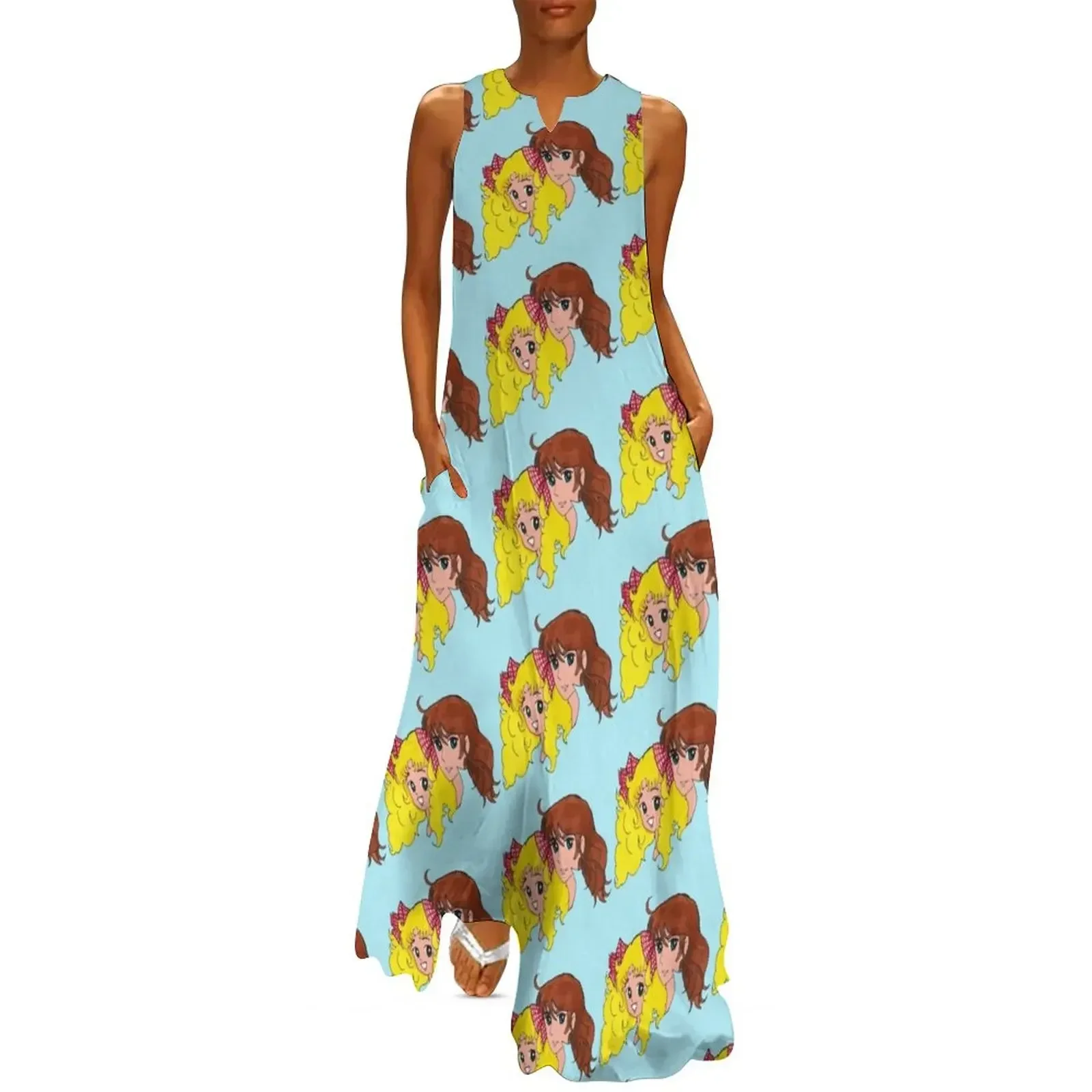 

CANDY CANDY AND TERRY Long Dress dress for women womans clothing summer dresses women 2025 long sleeve dress