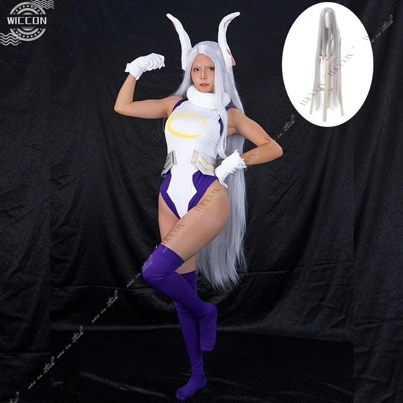 Rabbit Hero: Miruko Anime Woman Cosplay Wig Cos Women's Costume Figures Cosplays Costumes Halloween Men's Adult Disguise Clothes