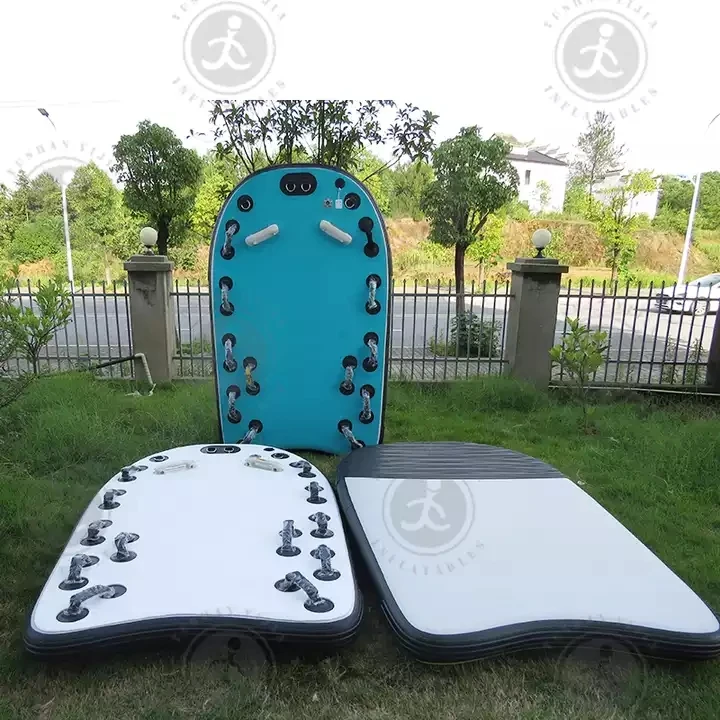 Herrwell Professional Marine Rescue Equipment Portable Inflatable Surf Jet Ski Rescue Sled Board With Teak For Lifeguard - Image 2