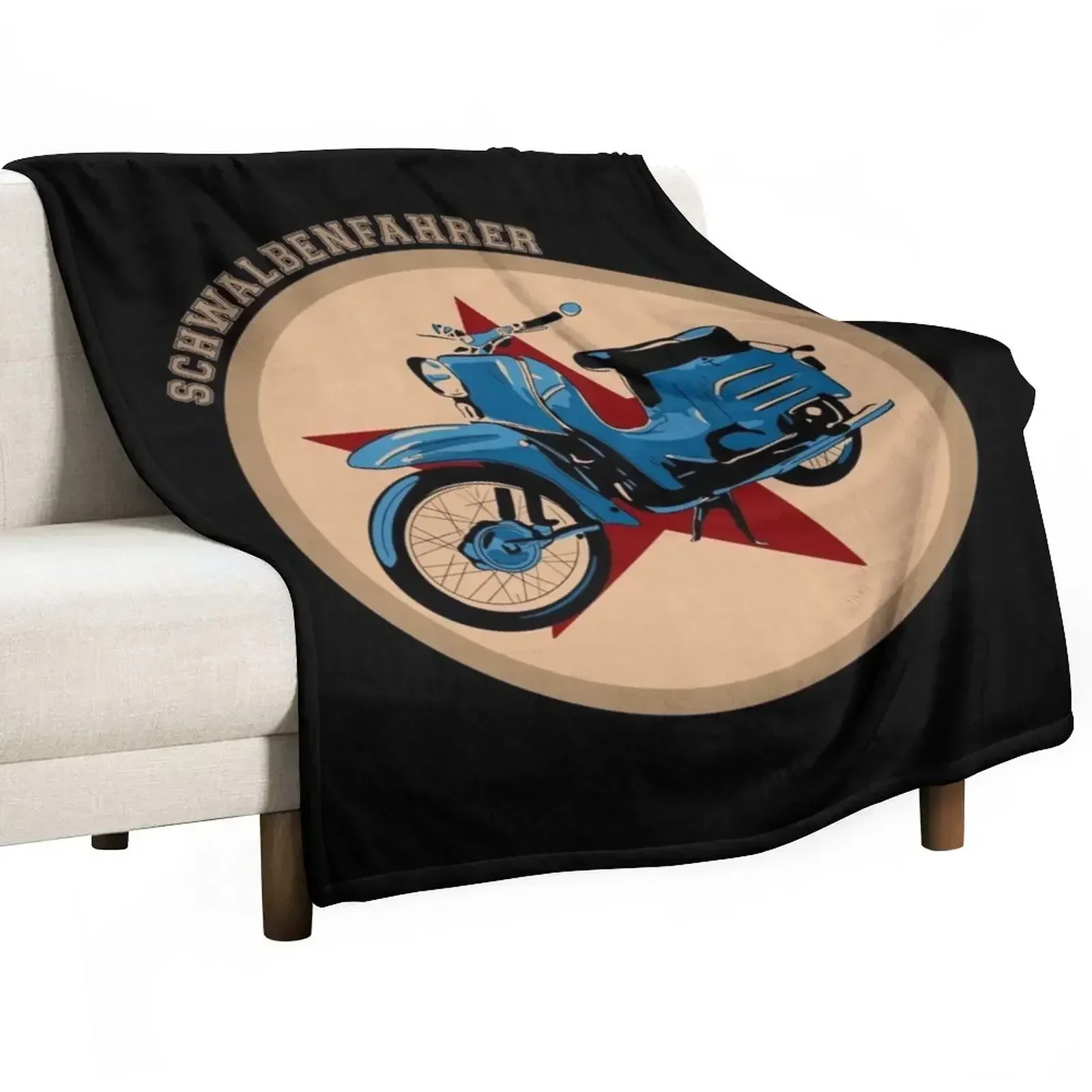 Simson Schwalbe swallow driver gift Throw Blanket manga Furry heavy to sleep Heavy Blankets