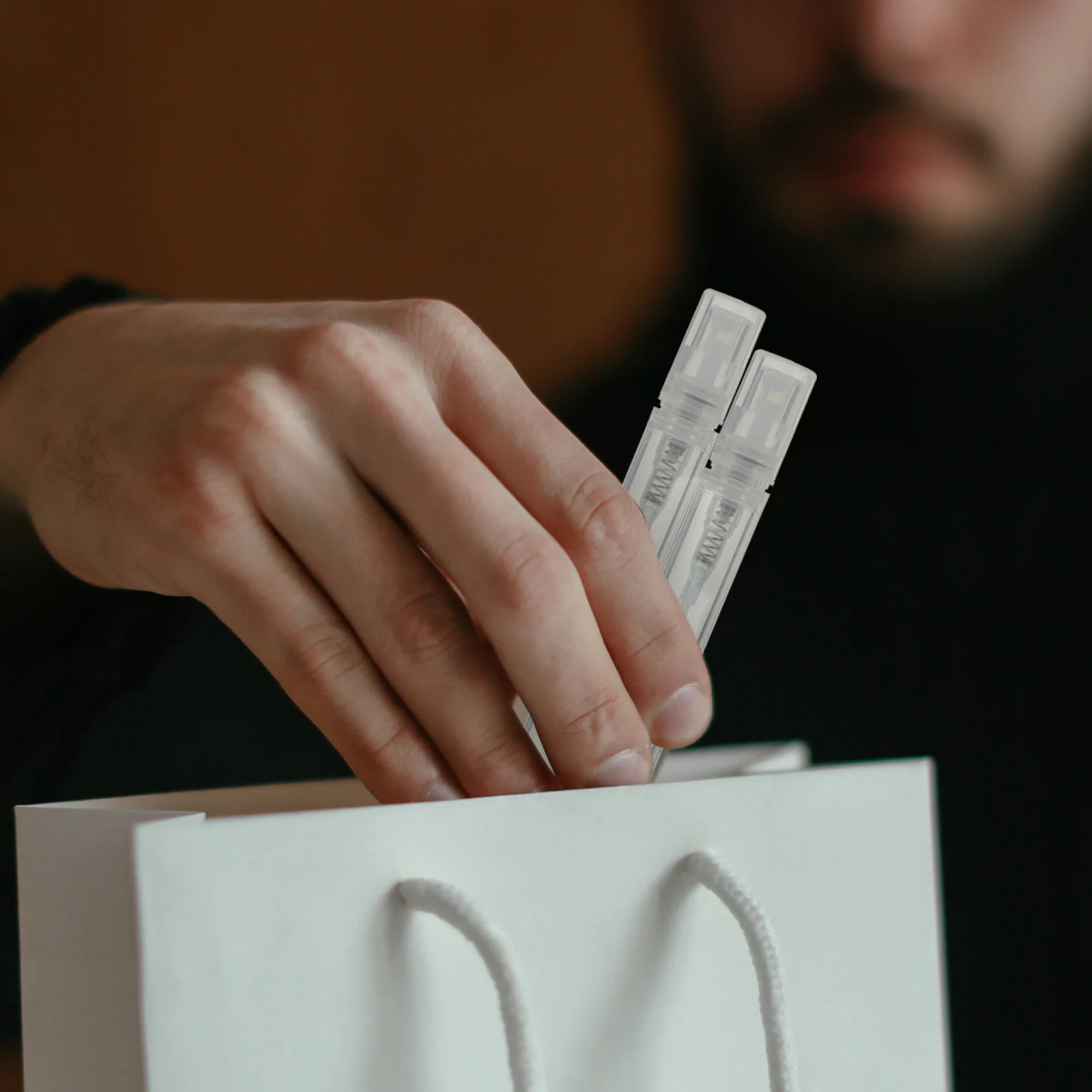 15Pcs Spray Bottle 5Ml Small Portable Perfume Sub Container Refillable Plastic Travel Size for Sample Body Mist Storage