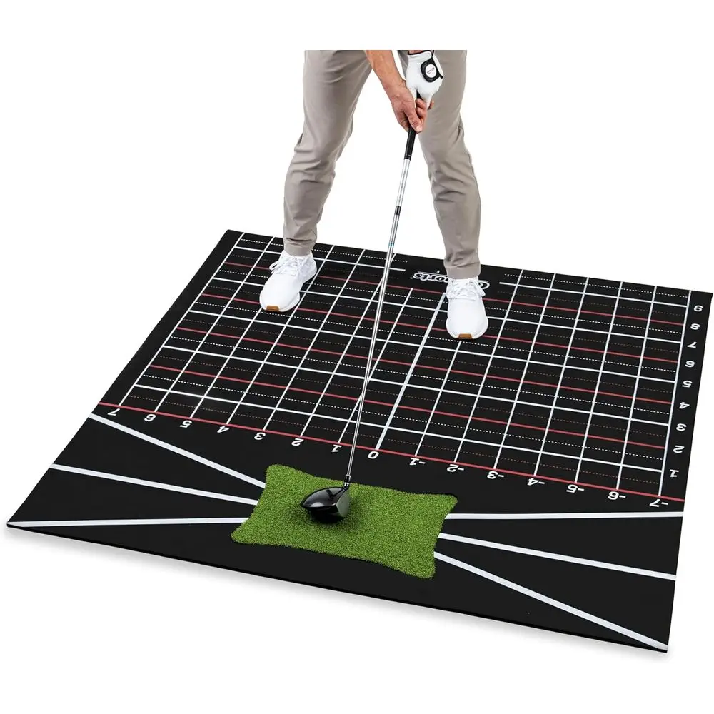 

Тренажер для отработки ударов в гольф 5x5 — для отработки слайсов и хуков — подходит для использования в помещении и на улице