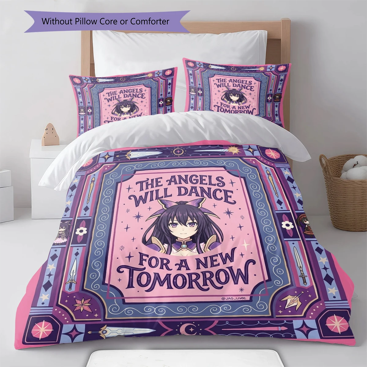Date A Live Duvet Cover - Comfortable Soft, Kids Bedding Gift, Extra LargeVarious Sizes -HE15