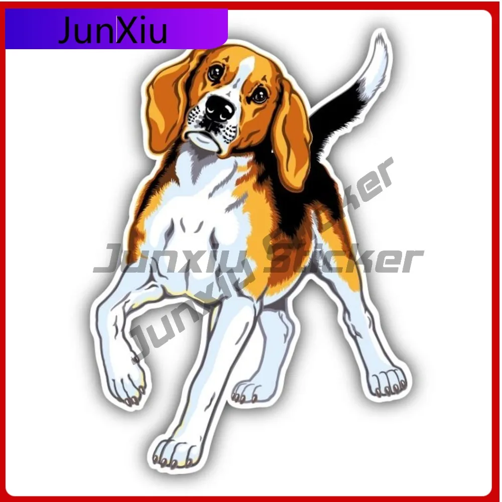 

Beagle Breed Dog Car Vinyl Sticker Scratch-proof Exterior Windshield Luggage Kayak Suv Bumper Decal Decals Motorcycle Stickers