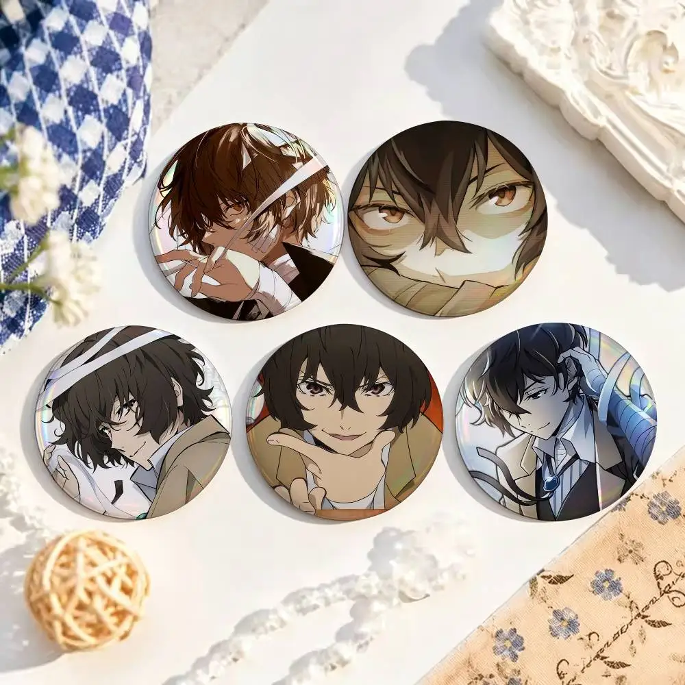 Osamu Dazai  Custom Enamel Pin Badges 25mm 32mm 44mm 58mm Backpack Hat Decor Toys Gifts