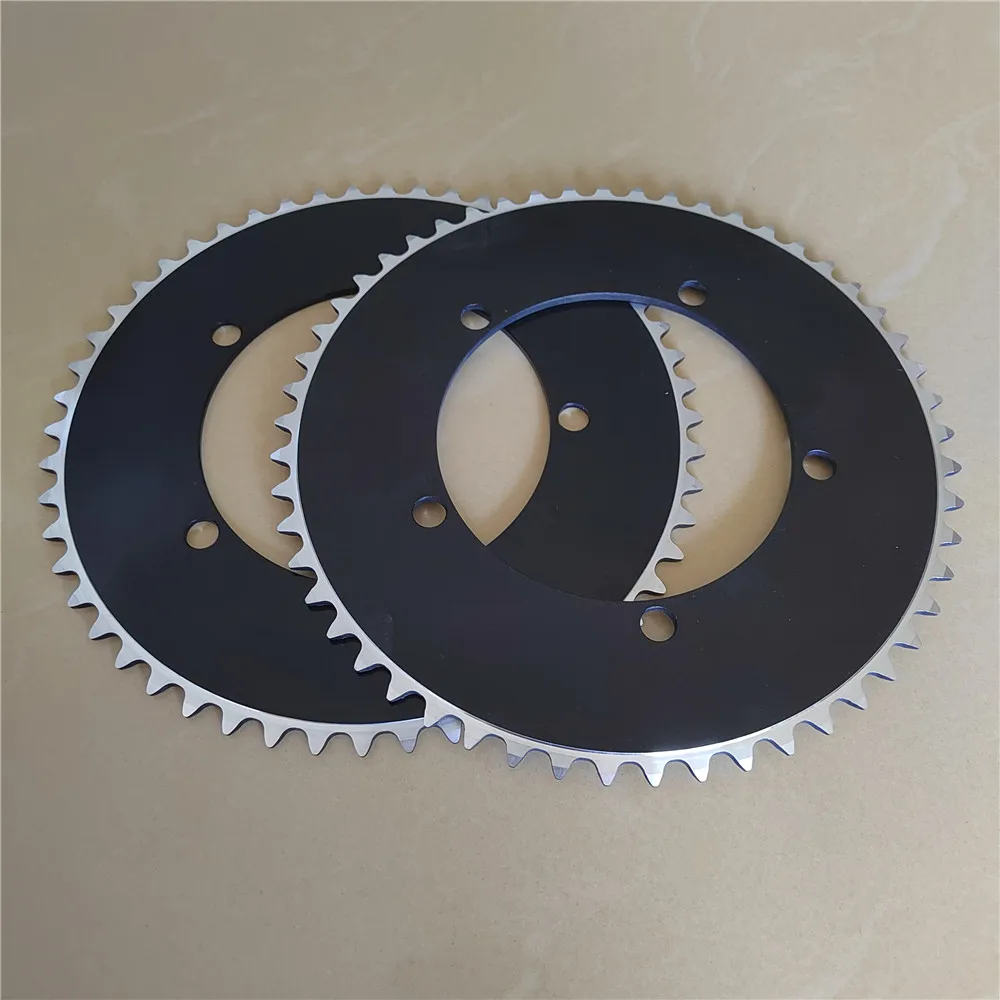 TRUYOU 130 BCD Fixed Gear Bicycle Chainring Track Bike Chainwheel Chain Ring Fixie Single Speed 44T 46T 48T 50T 52T 53T 1/8