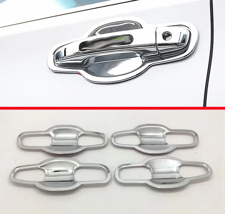 

ABS Chrome Door Bowl Trim For Honda Accord MK10 2018 2019 Car Accessories Stickers W4