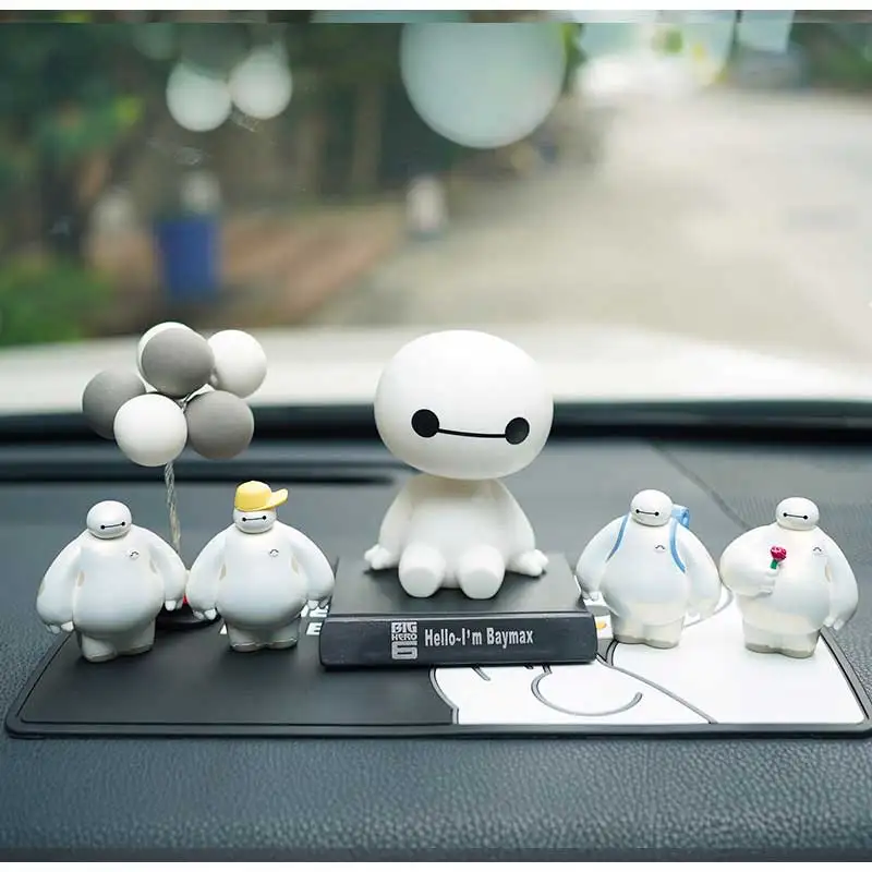 Cartoon Big Hero 6 Baymax Fat Man 16 cm Figurki anime Zabawki Baymax Model Lalka Pvc Figurka akcji Model Room Decora Toys