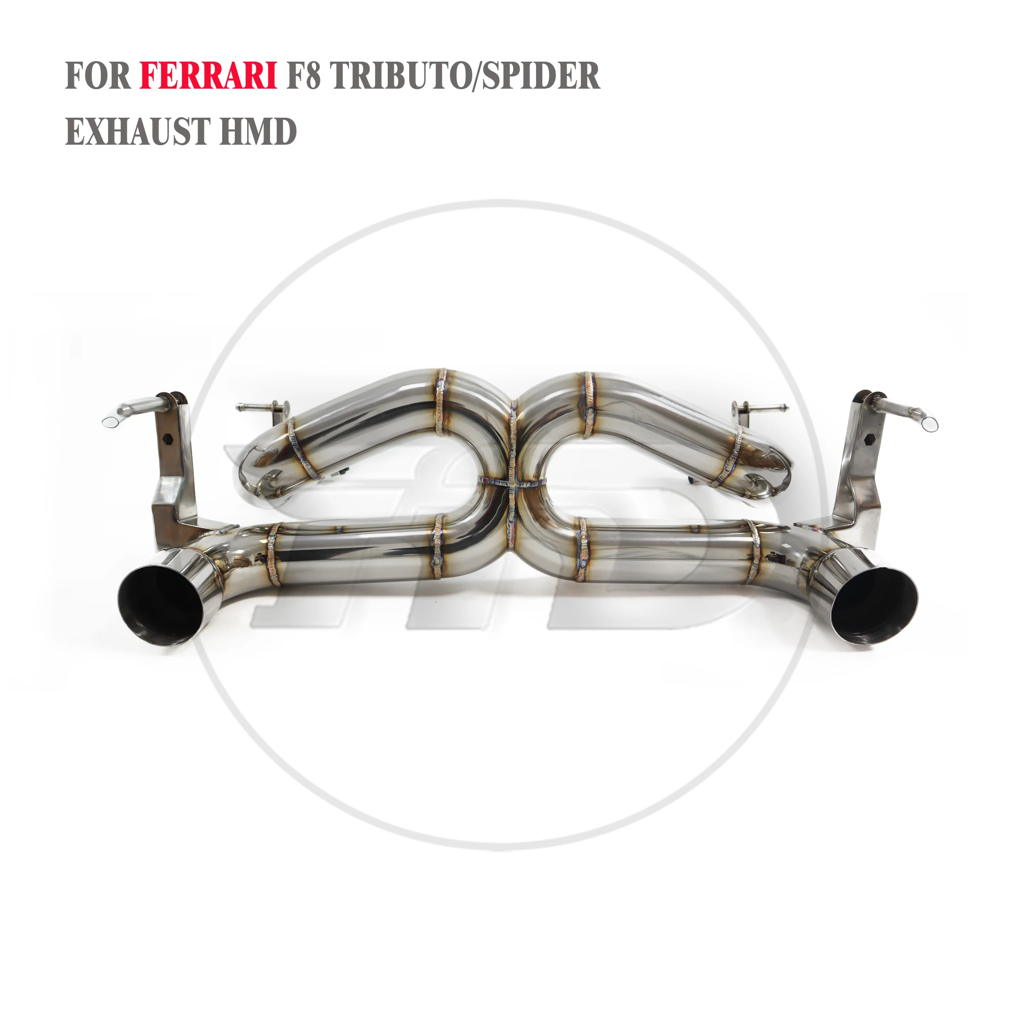 

Выхлопная система HMD из нержавеющей стали Performance Catback для Ferrari F8 Tributo Spider 3.9T V8 без клапана