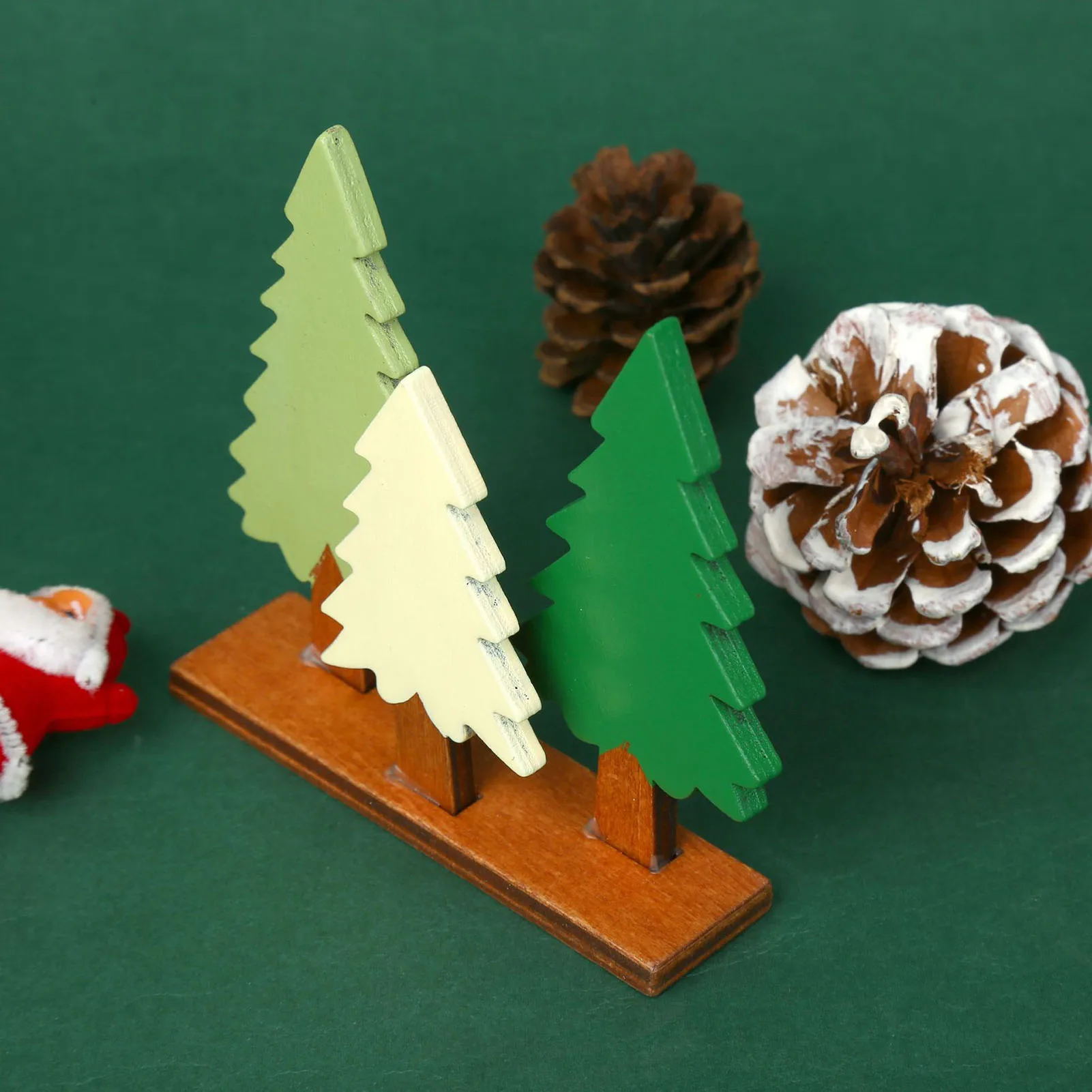 Christmas Pine Table Ornaments Add to the Christmas Atmosphere Ornaments Decorate Your Dining Table Christmas Tree Decoration