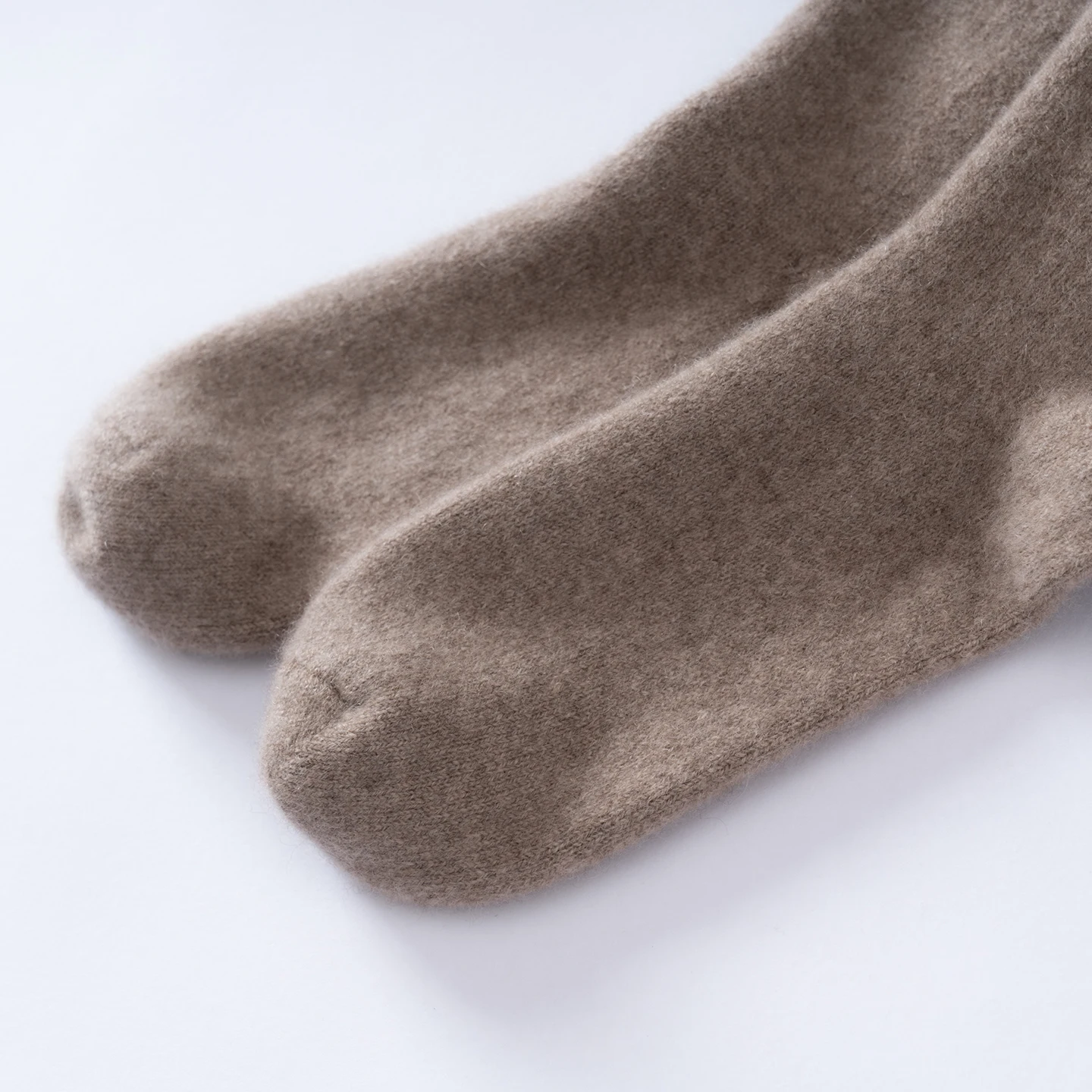 Winter Warm Cashmere Over-knee High Socks for Women Plush Home Sleep Floor Long Socking Solid Soft Knit Sexy 50cm Knee High Sock
