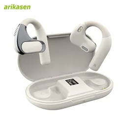 Fones de ouvido sem fio Bluetooth para dirigir, fones de ouvido abertos verdadeiros, conforto duradouro, aplicativo Playtime 52h, EQ, escritório