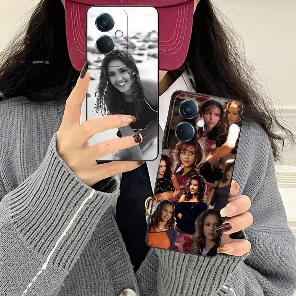 

Jessica Alba Phone Case for OPPO Find X9 X8 X7 X6 X5 X3 X2 Plus s Pro Ultra Lite Soft TPU Shockproof Cover