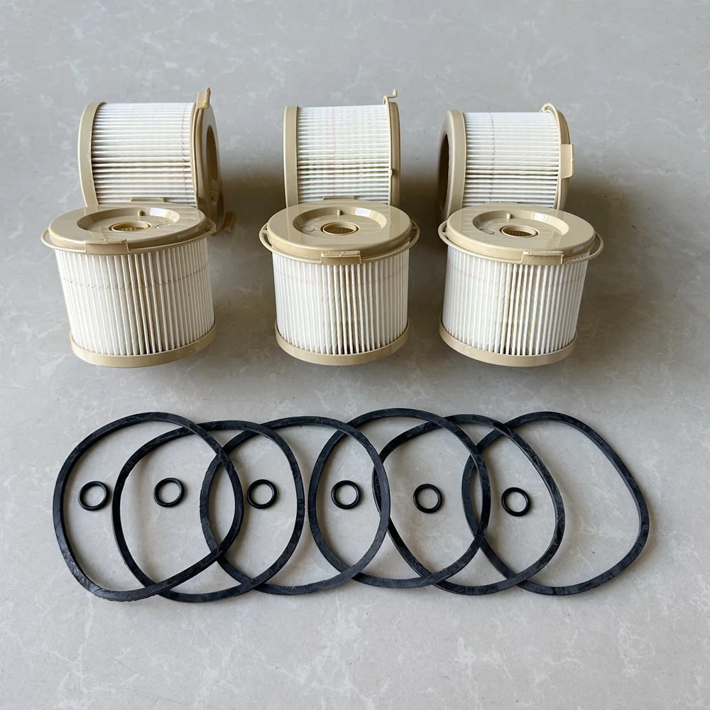 6Pcs Fuel Filter 2010PM 500FG 500FH 2010TM Fuel Water Separator Replacement Truck Kit