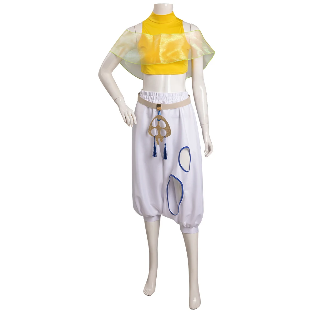 Splatooning johannesburg Marie Frye Shiver Costume Cosplay vestito tuta Halloween carnevale partito travestimento vestito gioco di ruolo per le donne