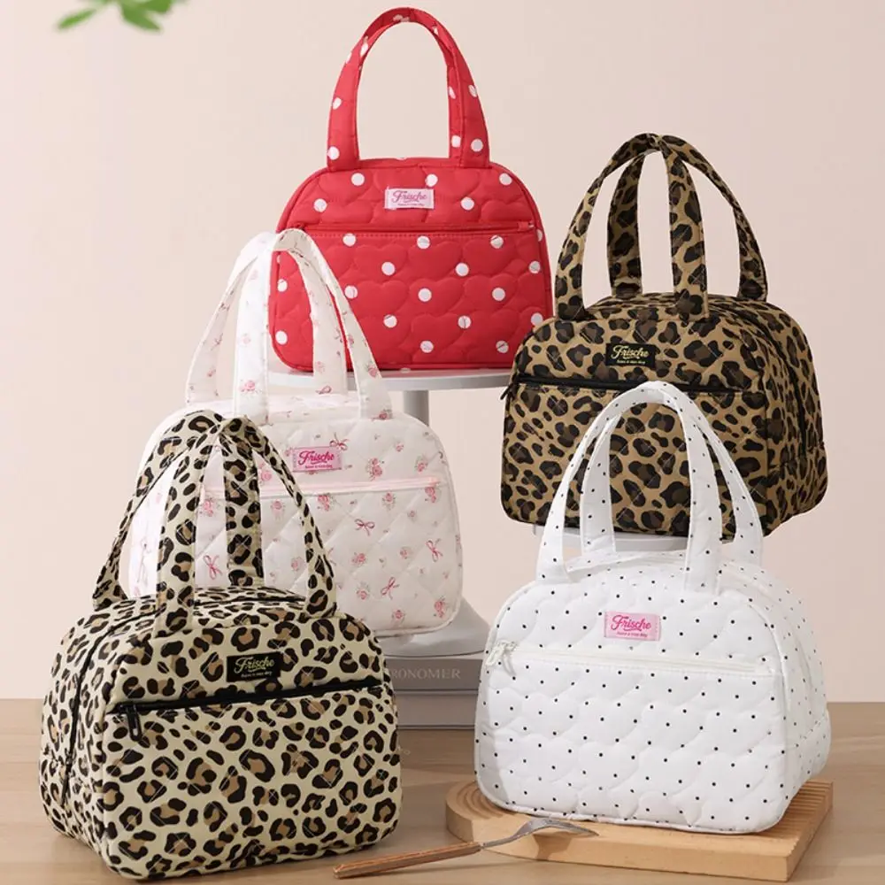 New Portable Handle Lunch Bag Waterproof Thickened Insulated Handbag Large Capacity Multi-functional Insulated Lunch Tote Bag