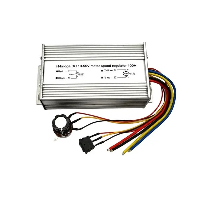[A92P!】 High-Power Driver 100A DC Motor H-Bridge Industrial Speed Controller Motor Speed Regulator From 0% To 100% Motor Replace