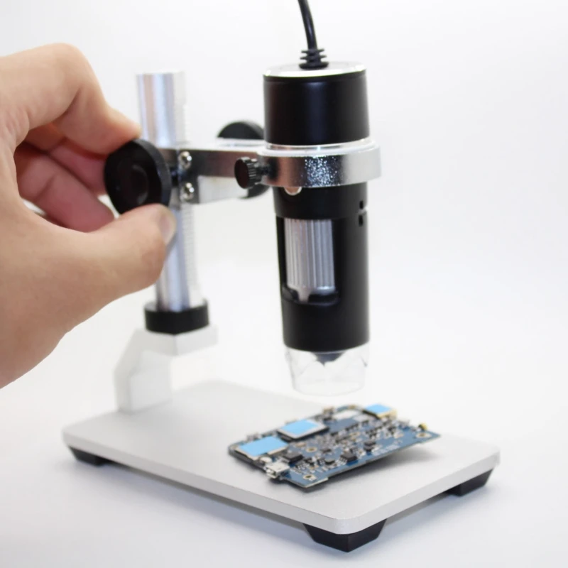 Microscope Aluminium Alloy Raising Lowering Stage UP Down Support Table Stand for USB Digital Microscop Great Value