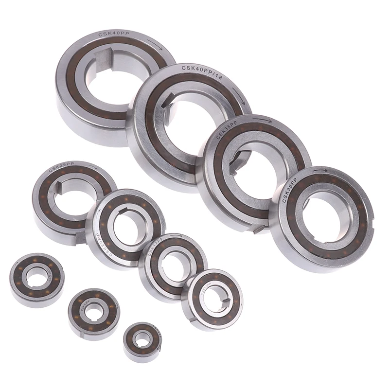 One Way Bearing CSK8/CSK10/CSK12/CSK15/CSK17/CSK20/CSK25/CSK30/CSK35/CSK40 Dual Keyway Bearing Hardware Accessories