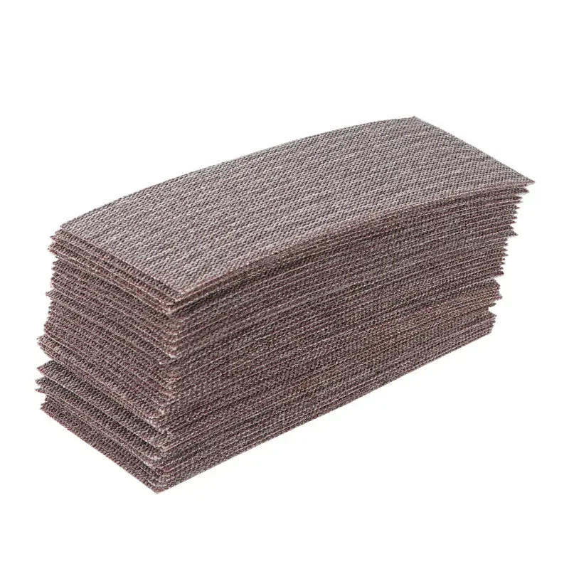 10Pcs 70x198mm rectangular sanding paper vacuum sandpaper sand disc sand disc - sandpaper 98A sander accessories