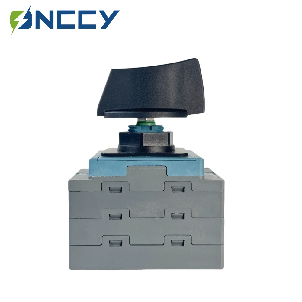 ONCCY 2P 3P 4P DC Solar Isolator Switch,600V 1000V 1600V DC Isolator Switch 6P 8P , Single Hole Mounting,  13A Positive contact