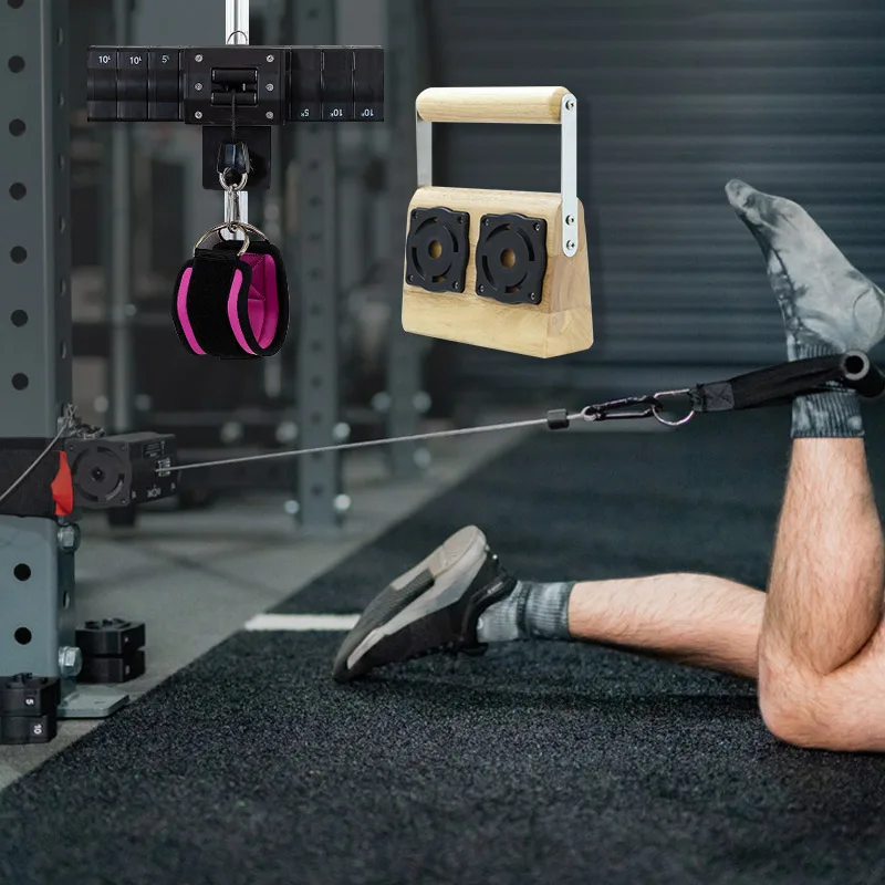 Fitness Multi-Function,Portable Pulley Trainer , Comprehensive Stretcher, Gym Pulley, Cable Attachment, Strength Training