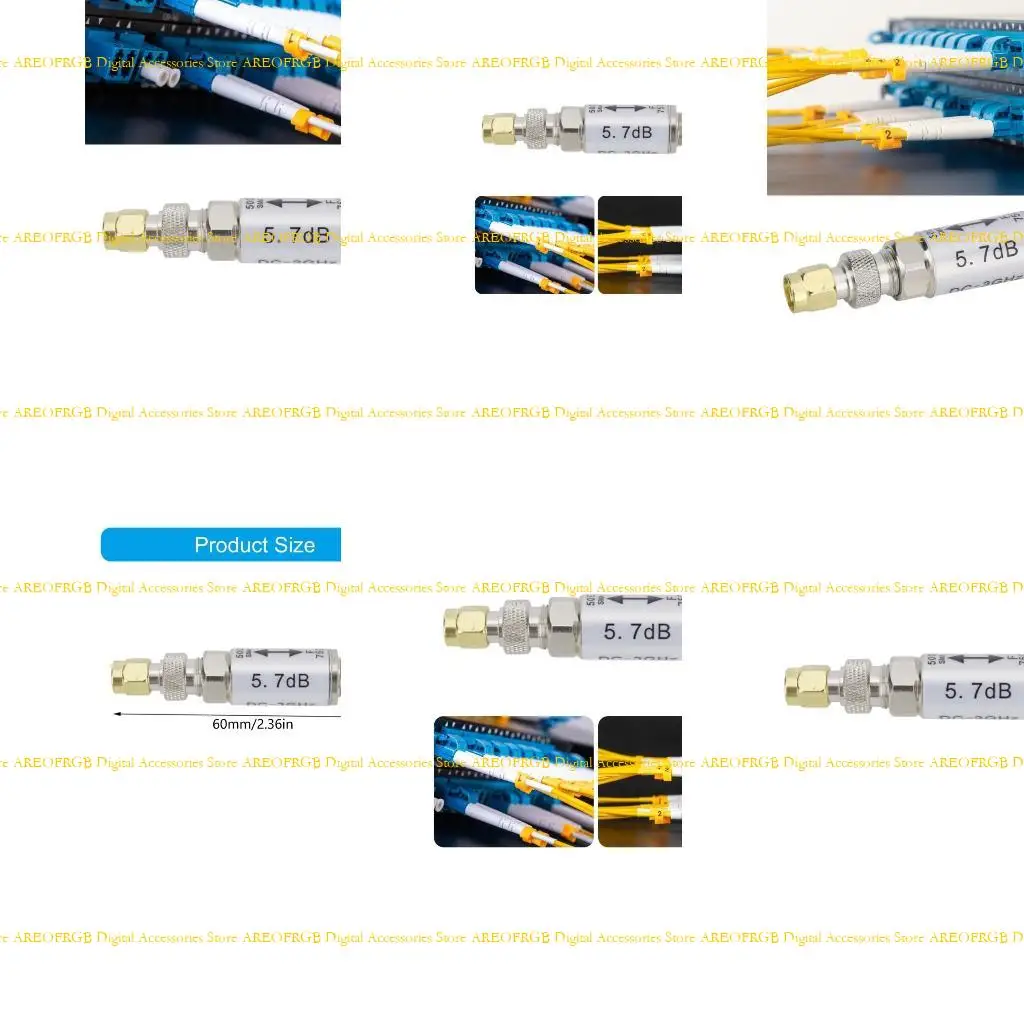 

E21E Versatile Impedance Converter SMA Female to F Male Connector 0 3GHz for Radio