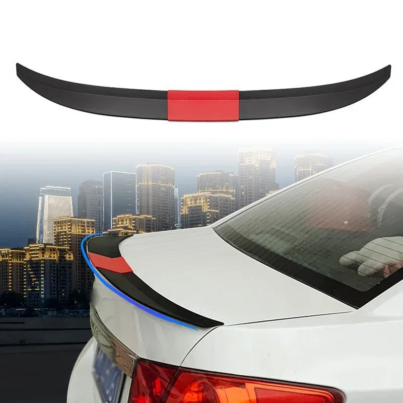 1 pz auto ala posteriore ABS universale a tre sezioni Stick-on Spoiler posteriore Boot adesivo decorativo accessori per la decorazione esterna fai