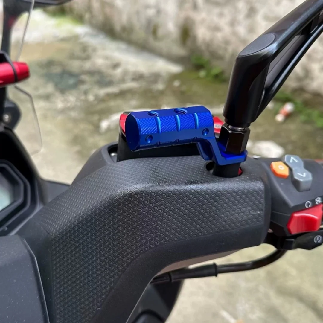 For Kawasaki Ninja 400, adjustable accessory handlebar, multi-functional mobile phone navigation mirror mount, extended bracket