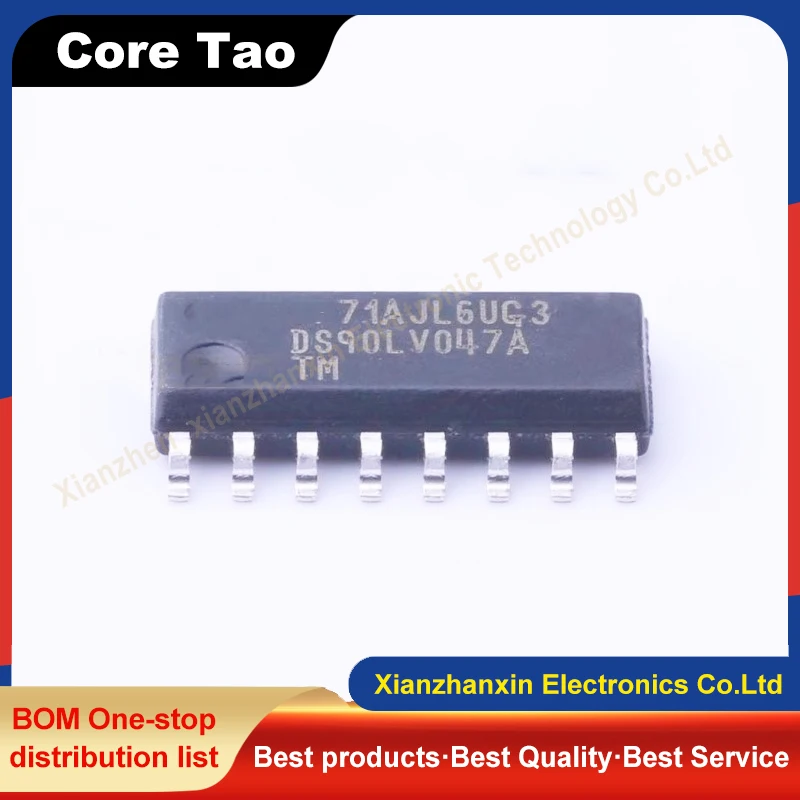 1~5pcs/lot DS90LV047ATMX DS90LV047A SOP16 Driver chip in stock