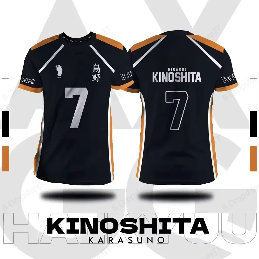 Haikyuu Fox Valley Japanese checkered shirt, 3D printed anime