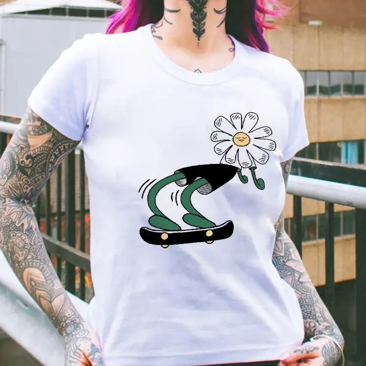 

Basic Casual Short Sleeve T - Shirt High Quality Fabric, Versatile Crew Neck, Perfect for Layering or Solo Wear