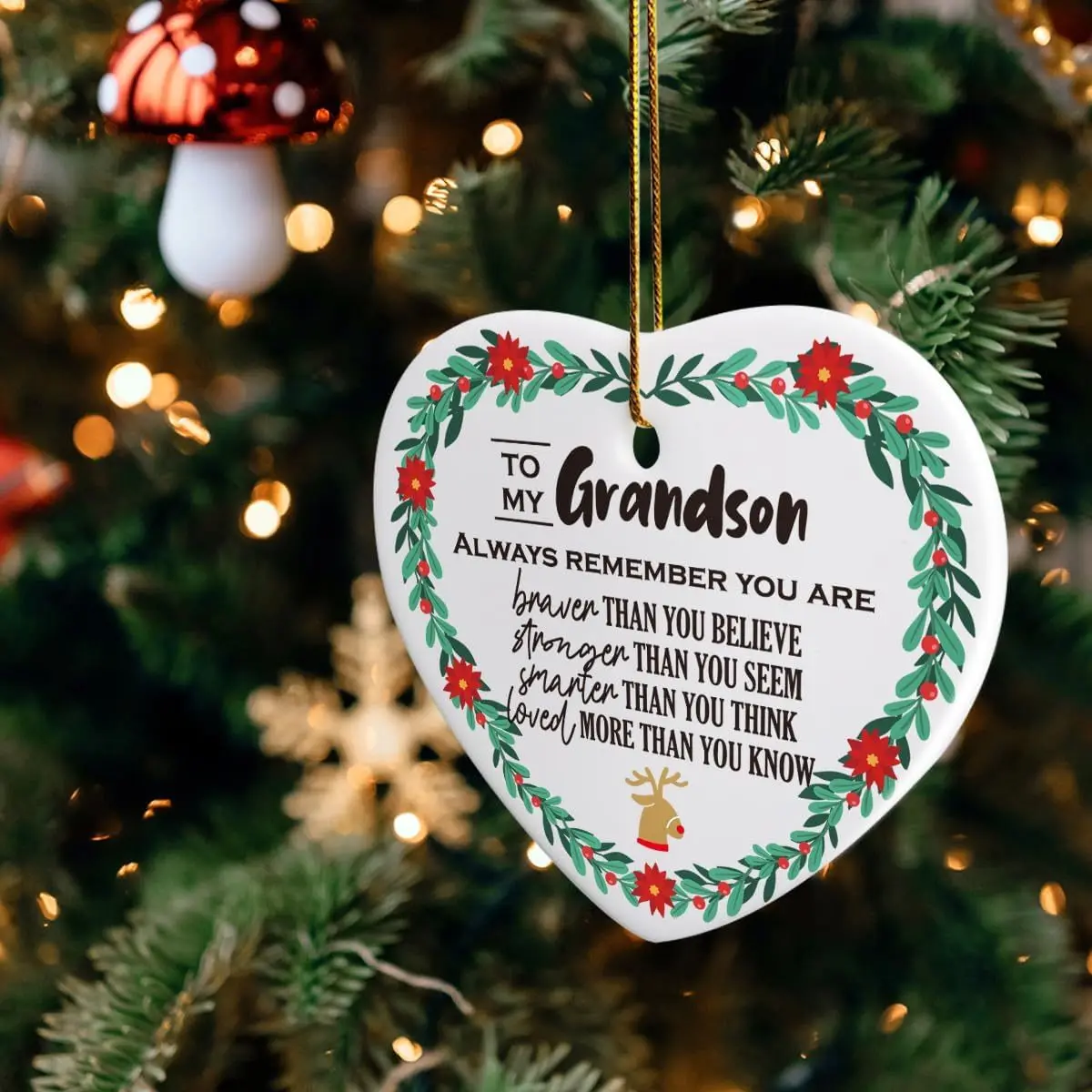 Decorative New Year Gifts for Grandchildren, Decorative Plate Gifts From Grandparents' Daily Mementos (without Gift Box)