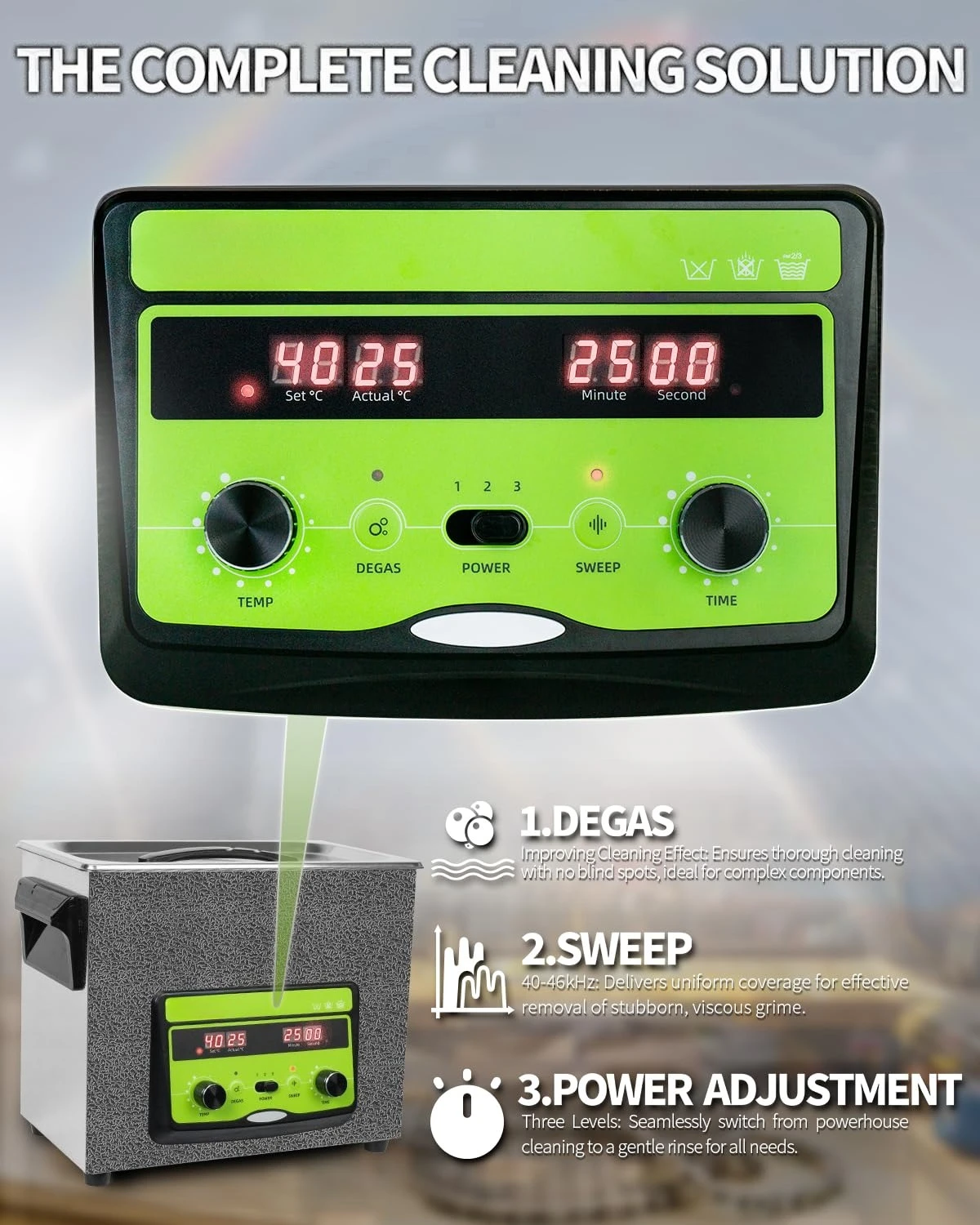 

Ультразвуковой очиститель 6 л, ультразвуковой очиститель деталей мощностью 180 Вт, 40 кГц, регулируемая мощность, подметания и дега на 360 градусов ° Очистка кавитации-горячая распродажа