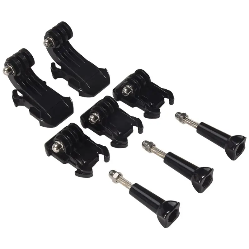 ABSK-Accessory Kit For Gopro, Buckle Clip Basic Mount, Vertical Surface Quick Mounting J-Hook Buckle Mount, Long Thumb Screw For