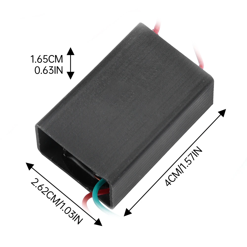 DC3.7-6V 2A 200KV Square / Round High Voltage Generator Pulse Arc Generator Ignition Coil Module Boost Step Up Module Set