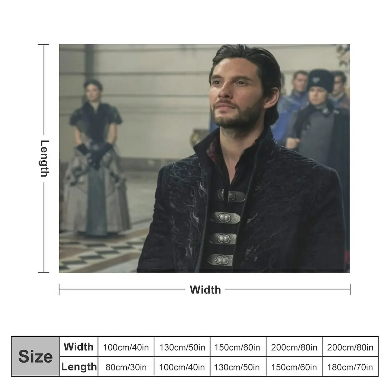 Ben Barnes The Darkling/General Kirigan S&B Throw Blanket warm winter Baby anime Decorative Throw Blankets