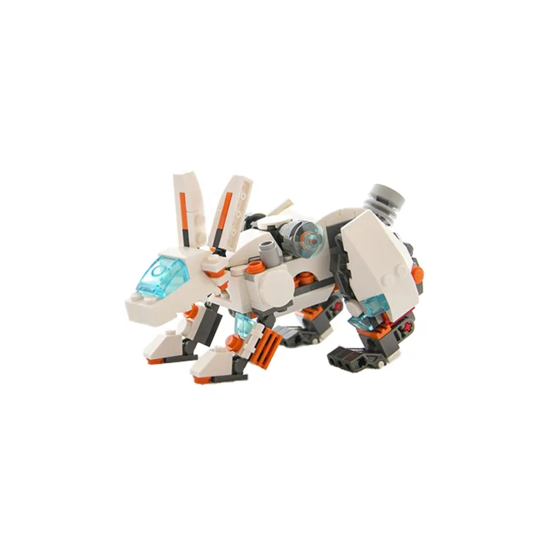 MOC Mecha Series Rabbit Robots MOC-5722 Building Block modello fai da te educazione Puzzle Collection esperti giocattoli in mattoni natale per regali