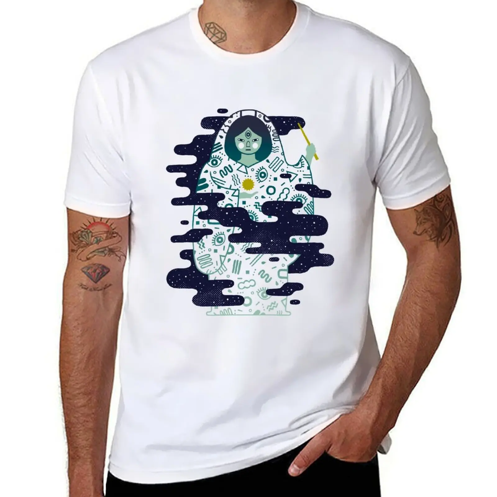 

cotton man for luxury man Enchantment Magician: cotton 100% t shirts shirt T-Shirt tshirt t The